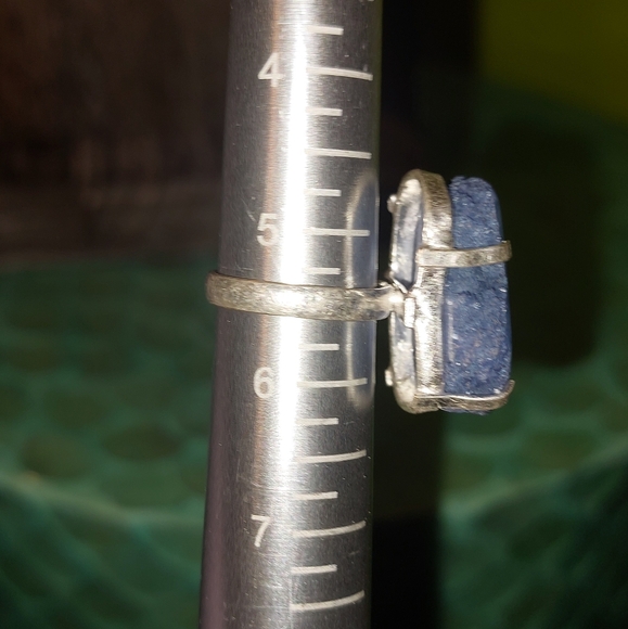 Blue Solar Quartz Ring  💙 Size 5.5 - Picture 7 of 7